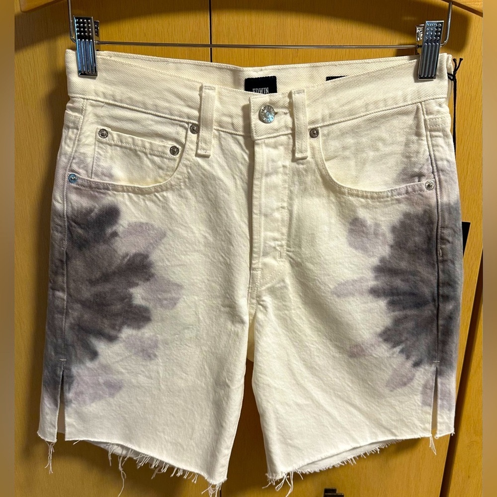 Edwin CAI 7” Inseam Button-Fly Denim Shorts - NWT